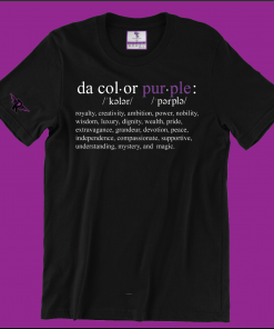 purple definition tee